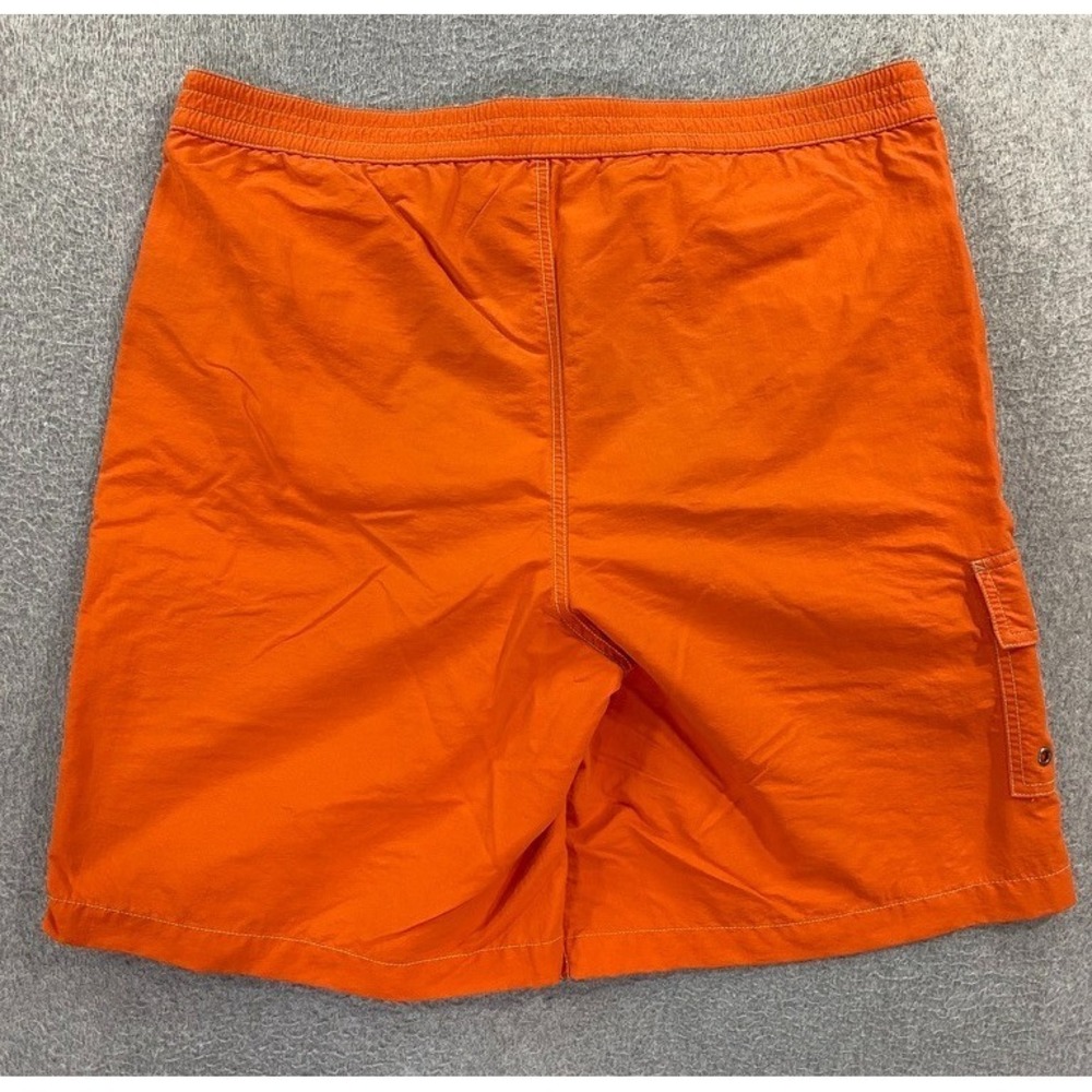 Polo Ralph Lauren Swim Trunks Mens Large Orange Lined Bathing Swimming Suit - Picture 9 of 10